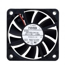 NMB 06015SS-24K-AA DC 24V 0.06A 2 Wires Axial Cooling Fan