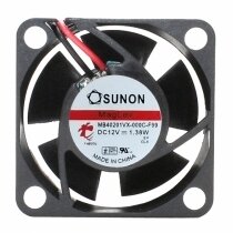 Sunon MB40201VX-000C-F99 DC 12V 1.38W 2 Wires / 3 Wires Axial Cooling Fan