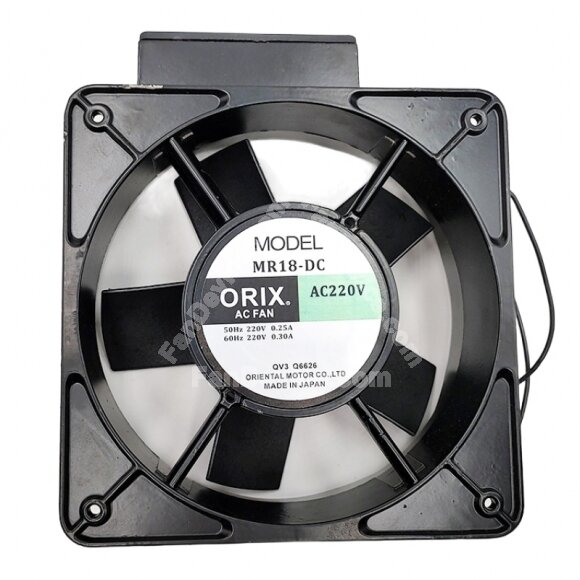 ORIX MR18-DC AC 220V 0.25A/0.30A Axial Cooling Fan