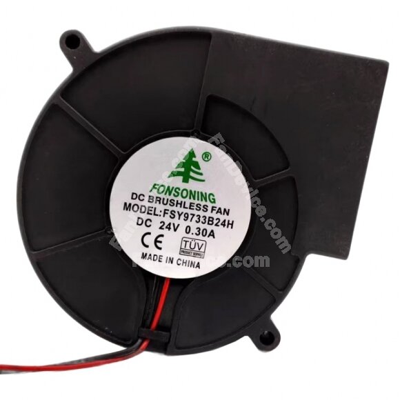 FONSONING FSY9733B24H DC 24V 0.30A 9733 Blower Brushless Cooling Fan