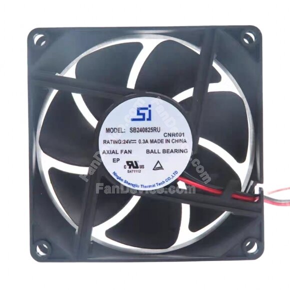 SJ SB240825RU DC 24V 0.3A 8025 Axial Ball Bearing Cooling Fan