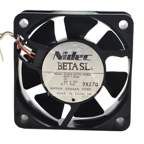Nidec D06G-24TH 04BS DC 24V 0.11A 2 Wires / 3 Wires Axial Cooling Fan