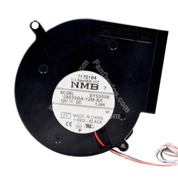 NMB 09533GA-12M-BA DC 12V 1.34A 9533 Blower Cooling Fan