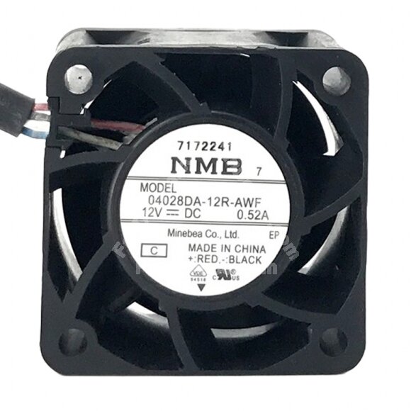 NMB 04028DA-12R-AWF DC 12V 0.52A 4028 Axial Cooling Fan