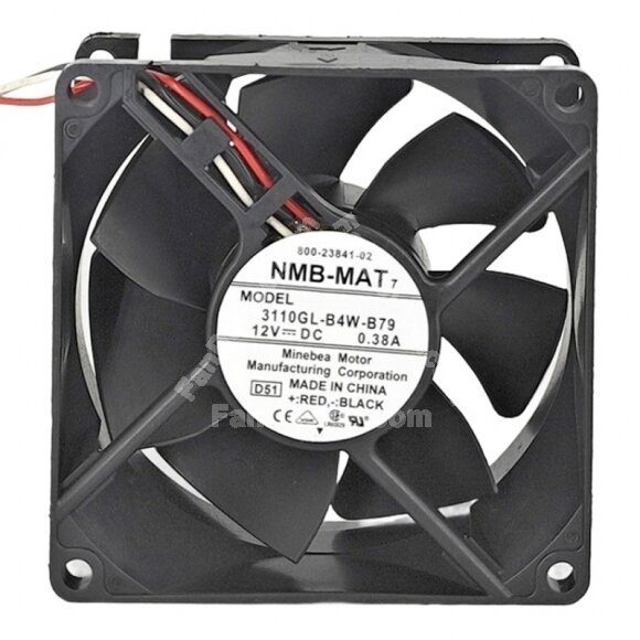NMB-MAT 3110GL-B4W-B79 DC 12V 0.38A 8025 Axial Cooling Fan