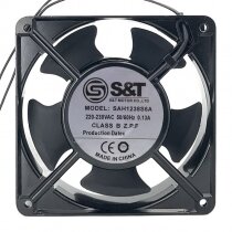 S&T SAH1238S6A AC 220-230V 0.13A 12038 Axial Cooling Fan