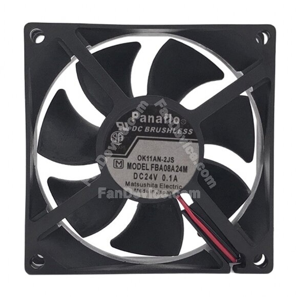 Panaflo FBA08A24M DC 24V 0.1A 8025 Axial Brushless Cooling Fan