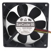Sanyo Denki San Cooler 80 9A0812EG403 DC 12V 0.38A 8025 Axial Cooling Fan