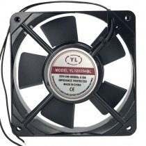 YL YL12025HBL AC 220-240V 0.10A 12025 Axial Cooling Fan