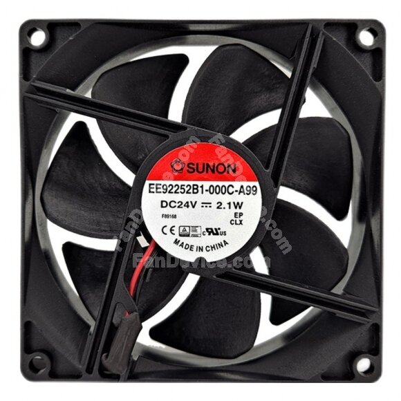 Sunon EE92252B1-000C-A99 DC 24V 2.1W 9225 Axial Cooling Fan