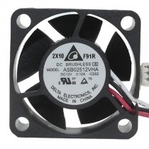 Delta ASB02512VHA DC 12V 0.12A 2510 Axial Brushless Cooling Fan