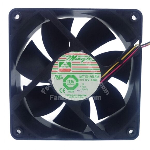 Magic MGT12012YB-R38 DC 12V 0.80A 12038 Axial Cooling Fan