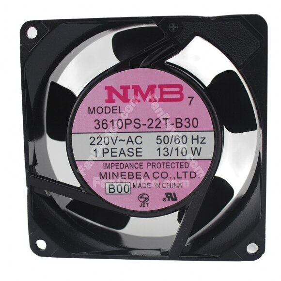 NMB 3610PS-22T-B30 AC 220V 13/10W 9025 Axial Cooling Fan