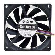 Sanyo Denki 109P0812M707 DC 12V 0.09A 8015 Axial Cooling Fan
