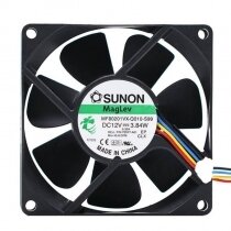Sunon MF80201VX-Q010-S99 DC 12V 3.84W 2 Wires / 3 Wires / 4 Wires Axial Cooling Fan
