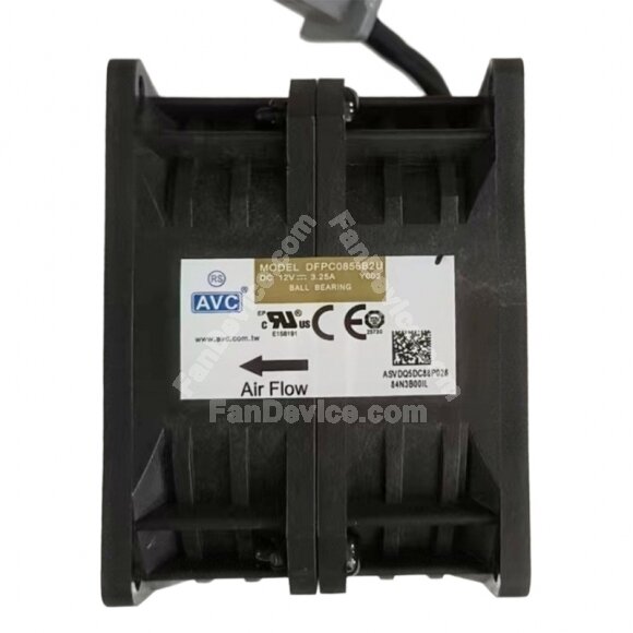 AVC DFPC0856B2U DC 12V 3.25A 8056 Axial Ball Bearing Cooling Fan