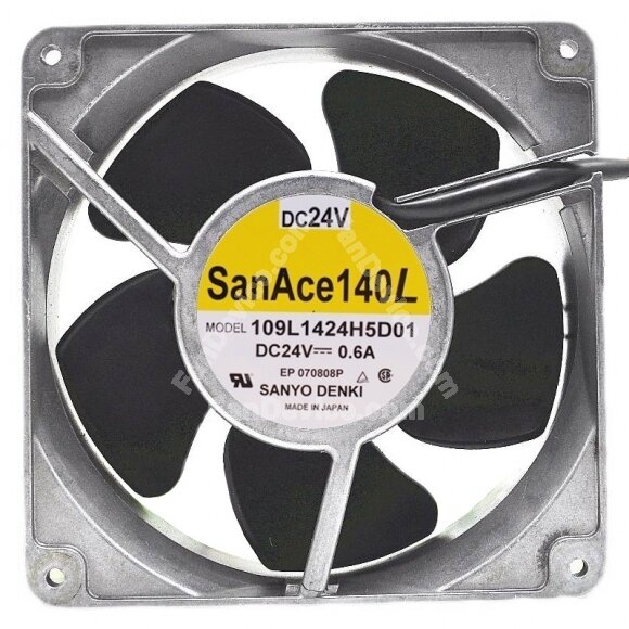 SanAce Sanyo Denki 109L1424H5D01 DC 24V 0.6A 3 Wires Axial Cooling Fan