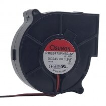 Sunon PMB2475PNB3-AY DC 24V 1.9W 2 Wires / 3 Wires Blower Cooling Fan