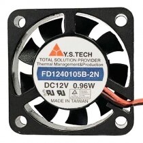Y.S.TECH FD1240105B-2N DC 12V 0.96W 4010 Axial Cooling Fan