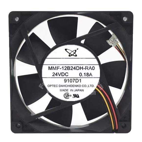 Mitsubishi MMF-12B24DH-RA0 DC 24V 0.18A 12025 Axial Cooling Fan