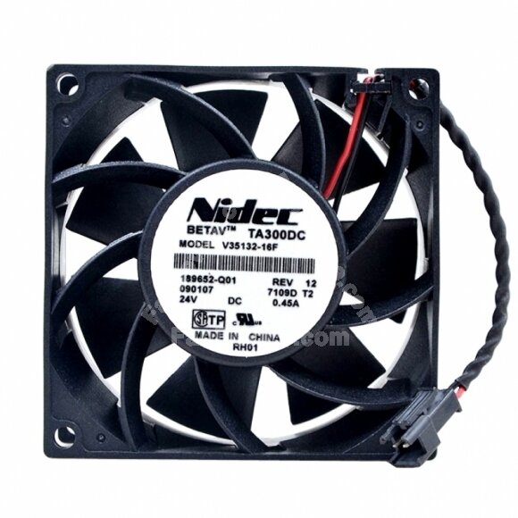 Nidec TA300DC V35132-16F DC 24V 0.45A 2 Wires Axial Cooling Fan