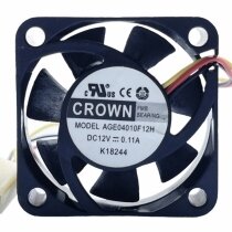 CROWN AGE04010F12H DC 12V 0.11A 4010 FMB Bearing Axial Cooling Fan