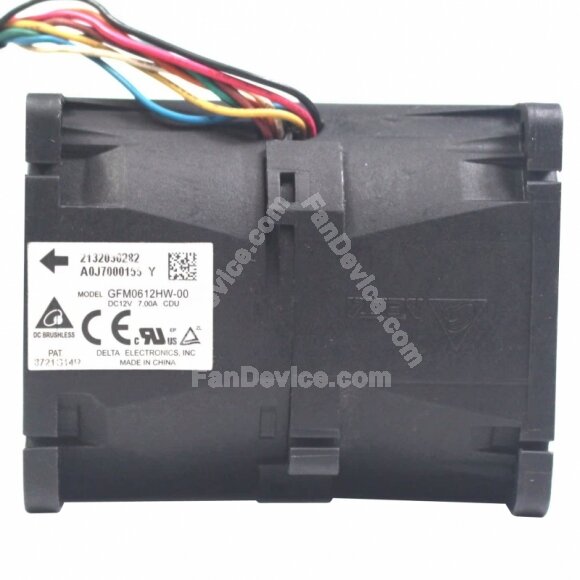 Delta GFM0612HW-00 DC 12V 7.00A 8 Wires Axial Cooling Fan