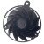 Nidec GW12E12MS1GB-52Z994 DC 12V 0.16A 3 Wires Axial Cooling Fan