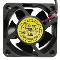 YaLn Fan Yate Loon D50BH-12C DC 12V 0.27A 2 Wires Axial Cooling Fan