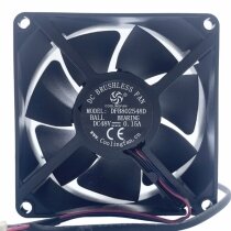 DFB802548D DC 48V 0.15A 2 Wires Ball Bearing Axial Cooling Fan