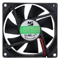 YM DA08025B12H DC 12V 0.40A 8025 Axial Cooling Fan
