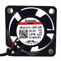 Sunon MF25101V1-1000C-A99 DC 12V 0.87W 2 Wires Axial Cooling Fan