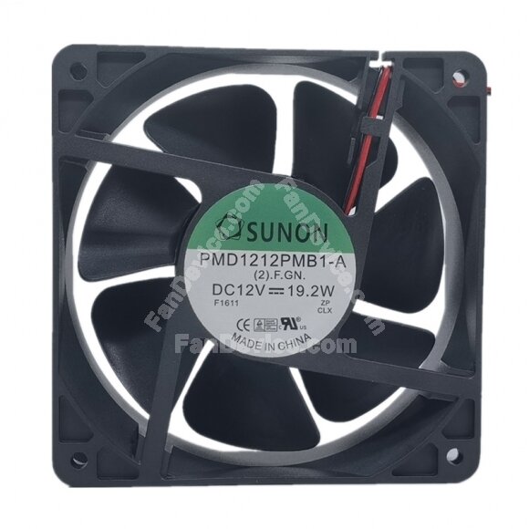 SUNON PMD1212PMB1-A DC 12V 19.2W 2 Wires / 3 Wires Axial Cooling Fan