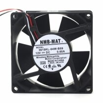 NMB-MAT 3615KL-04W-B59 DC 12V 0.60A 2 Wires / 3 Wires Axial Cooling Fan