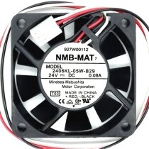 NMB-MAT 2406KL-05W-B29 DC 24V 0.08A 3 Wires Axial Cooling Fan