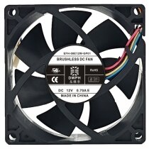 DWPH EFH-08E12W-GP01 12V 0.70A 2 / 3 / 4 Wires DC Brushless Axial Fan