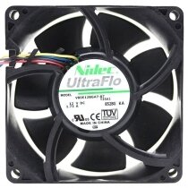 Nidec UltraFlo V80E12BGA7-07 DC 12V 1.73A 8038 Axial Cooling Fan