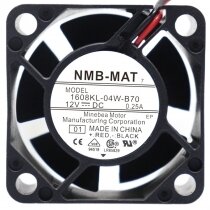 NMB-MAT 1608KL-04W-B70 DC 12V 0.25A Axial Cooling Fan