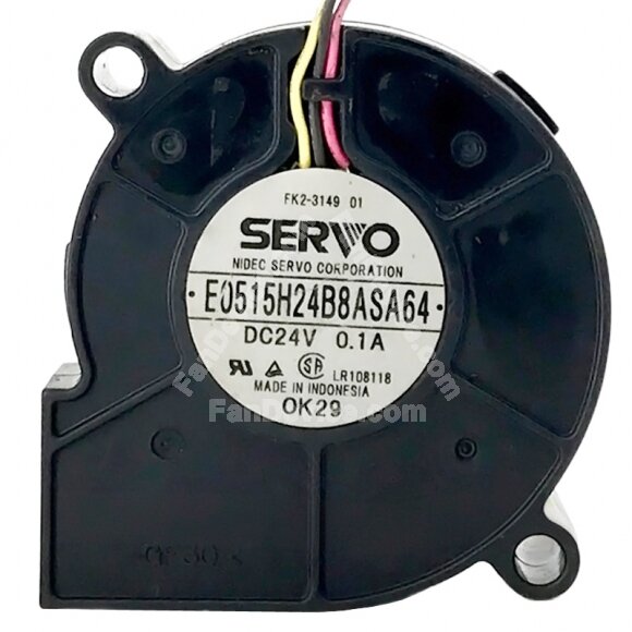 Servo E0515H24B8ASA64 24V 0.1A Blower Cooling Fan