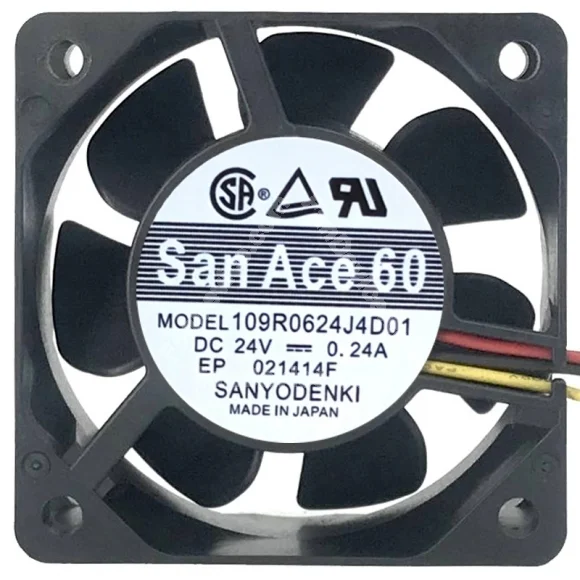 Sanyo 109R0624J4D01 24V 0.24A 2 / 3 Wires Axial Fan
