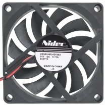 Nidec U80R24MLAB-S02 24V 0.15A 2 Wires Axial Cooling Fan