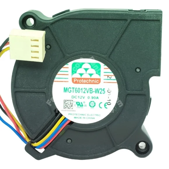 Protechnic MGT6012VB-W25 12V 0.90A 4 Wires Blower Fan