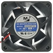 YM HX2406PTB1 24V 0.12A 2 Wires DC Brushless Axial Fan