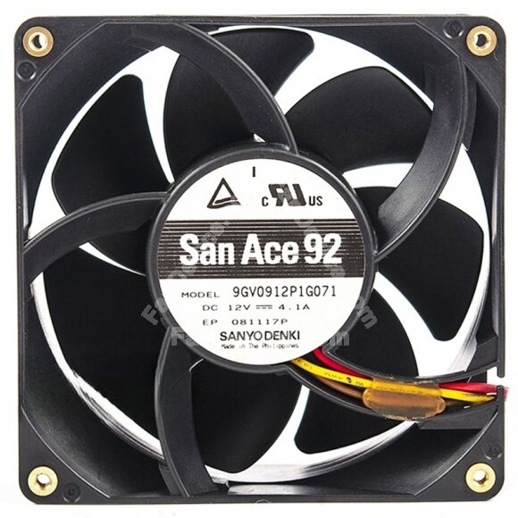 Sanyo 9GV0912P1G071 12V 4.1A 2 / 3 / 4 Wires Cooling Fan
