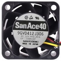 Sanyo 9GV0412J306 12V 0.60A 3 Wires Axial Cooling Fan