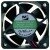 YM DA06025B12H 12V 0.25A 2 Wires Axial Cooling Fan