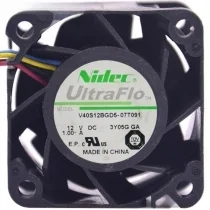 Nidec V40S12BGD5-07T091 12V 1.00A 4 Wires Cooling Fan