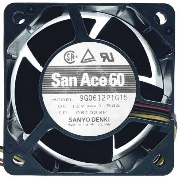 Sanyo 9G0612P1G15 12V 1.54A 4 Wires PWM Axial Cooling Fan