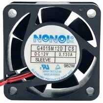 NONOI G4015M12D CS 12V 0.130A 2 Wires Cooling Fan