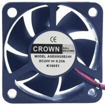 CROWN AGE05020B24H 24V 0.23A 2 Wires Axial Cooling Fan